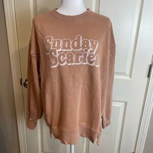 Aerie Sunday Scaries Brown Sweatshirt Small